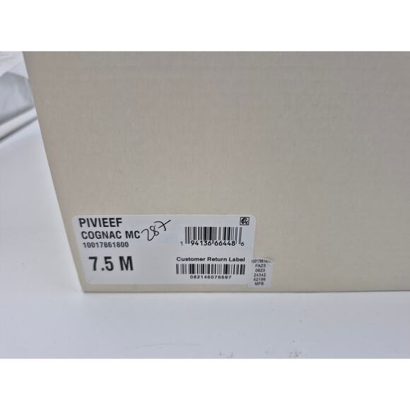 Style & Co Women Piviee Ankle Boots Shoes US 7.5 M Cognac Cushioned Footbed - Picture 4 of 6